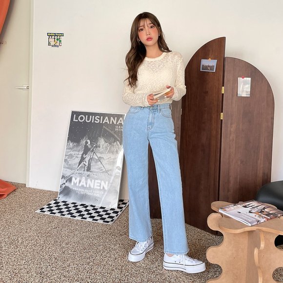 chuu Denim - CHUU Louisiana Wide Denim Jeans